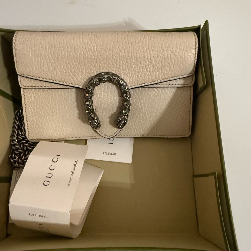 Gucci Beige Leather Women's Bag
